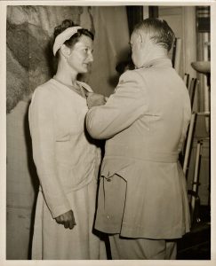 Virginia Hall receives Distinguished Service Cross