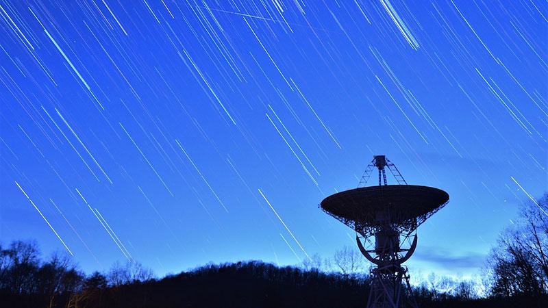 PARI satellite meteor shower